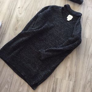Charcoal sweater dress